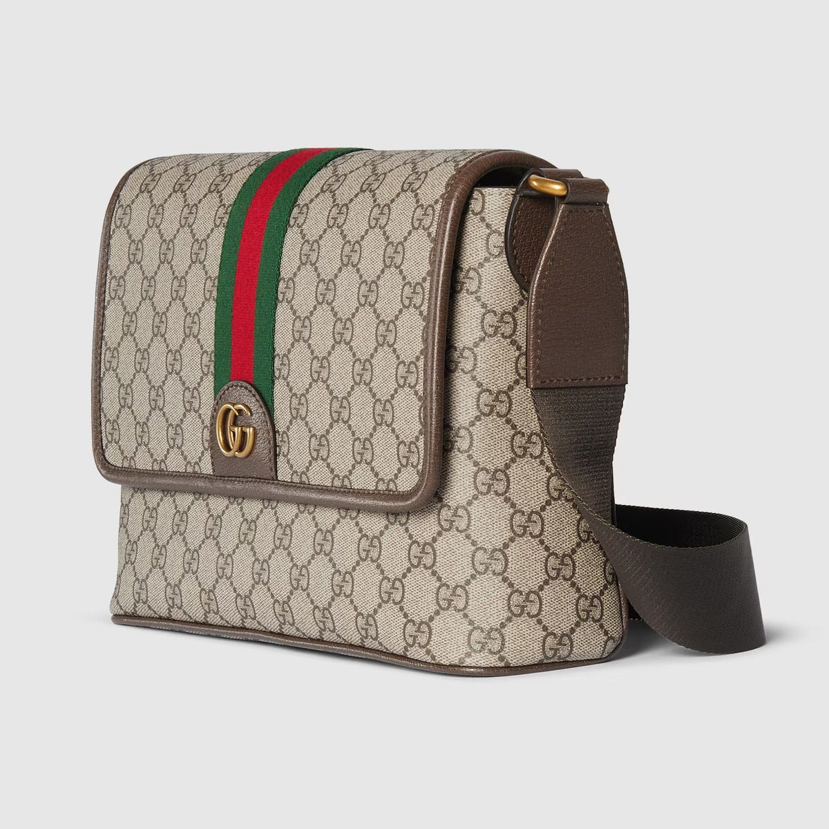Gucci GG Monogram Ophidia Medium Messenger Bag – Beige