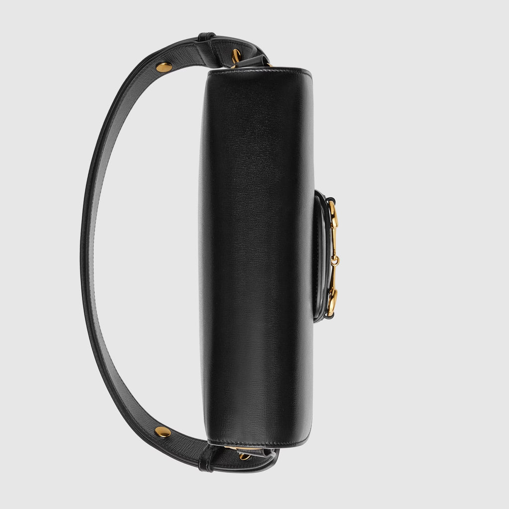 Gucci Horsebit 1955 Medium Shoulder Bag – Black