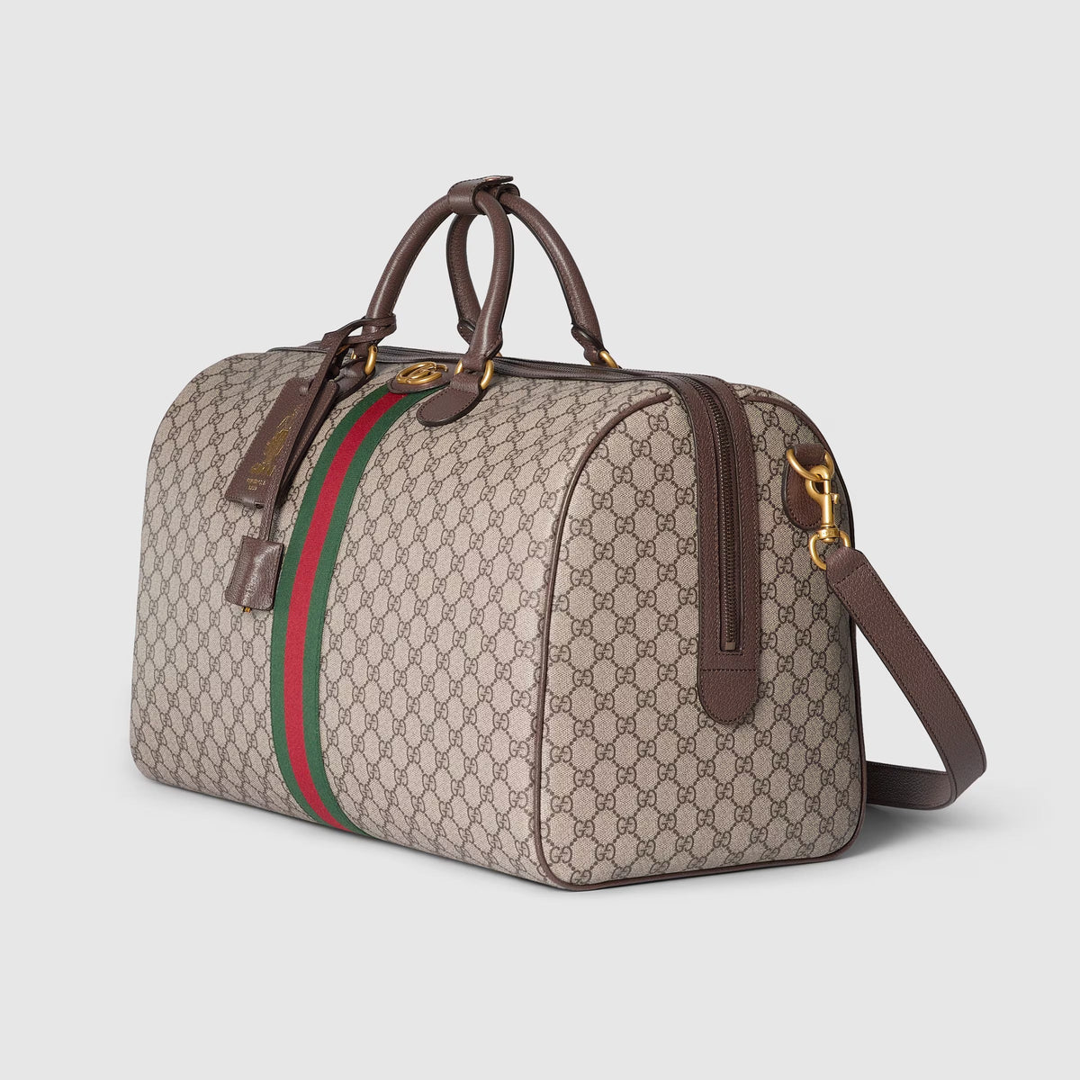 Gucci Savoy GG Monogram Large Duffle Bag – Beige
