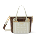 Louis Vuitton Monogram Celadon Neverfull Bandoulière Inside Out BB Handbag – Beige