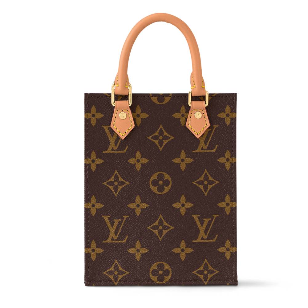Louis Vuitton Monogram Canvas Petit Sac Plat Crossbody Bag – Brown
