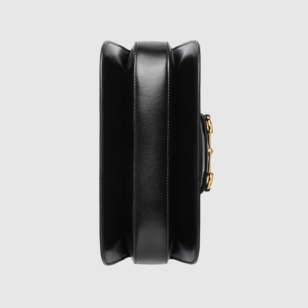 Gucci Horsebit 1955 Medium Shoulder Bag – Black