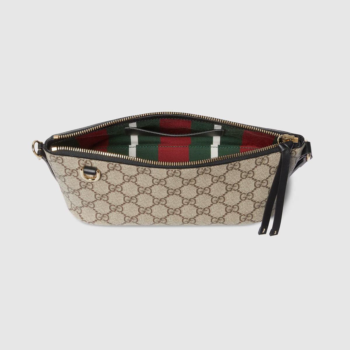 Gucci GG Monogram Small Shoulder Bag – Beige & Black