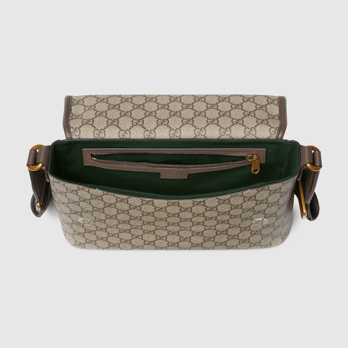 Gucci GG Monogram Ophidia Medium Messenger Bag – Beige