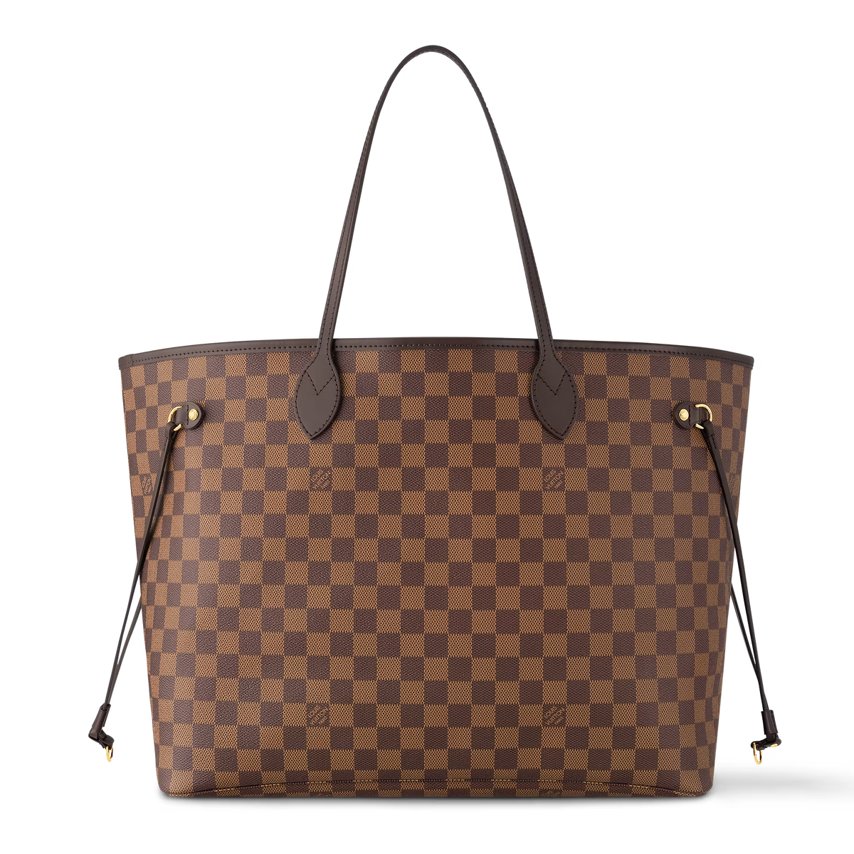 Louis Vuitton Damier Ebene Canvas Neverfull MM Shoulder Bag – Rose Balerine