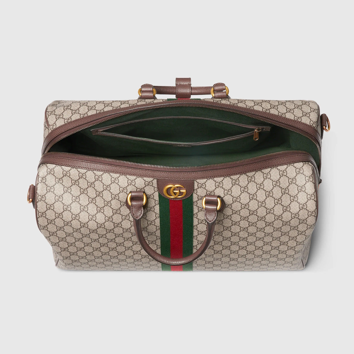 Gucci GG Supreme Canvas Savoy Large Duffle Bag – Beige