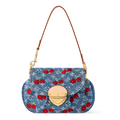 Louis Vuitton LV x TM Monogram Cherry Denim Sunset Shoulder Bag – Blue