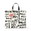 Louis Vuitton Pharrell x Nigo Shopper Tote Bag MM – White/Black