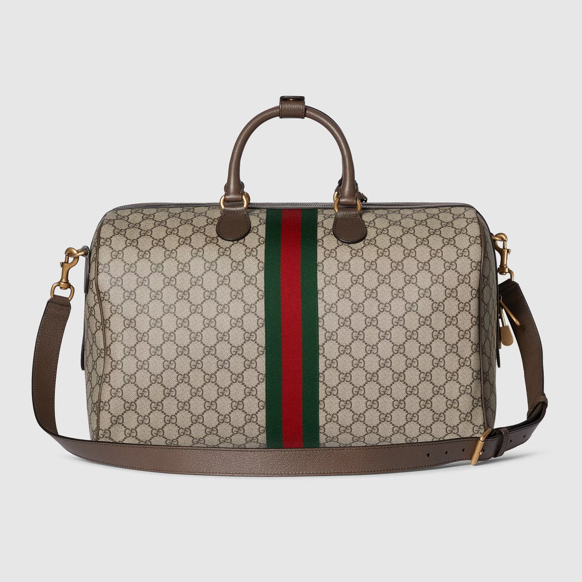 Gucci GG Canvas Savoy Medium Duffle Bag – Beige