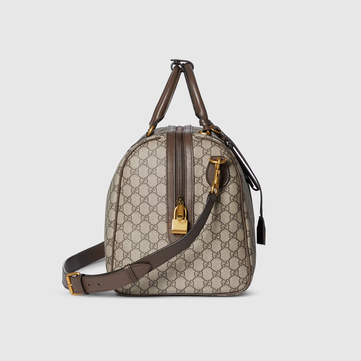 Gucci GG Canvas Savoy Medium Duffle Bag – Beige