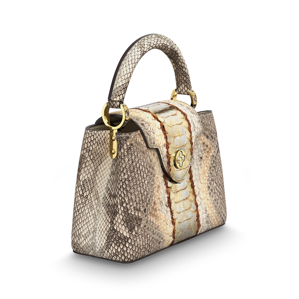 Louis Vuitton Capucines Mini Bag – Gold Silver