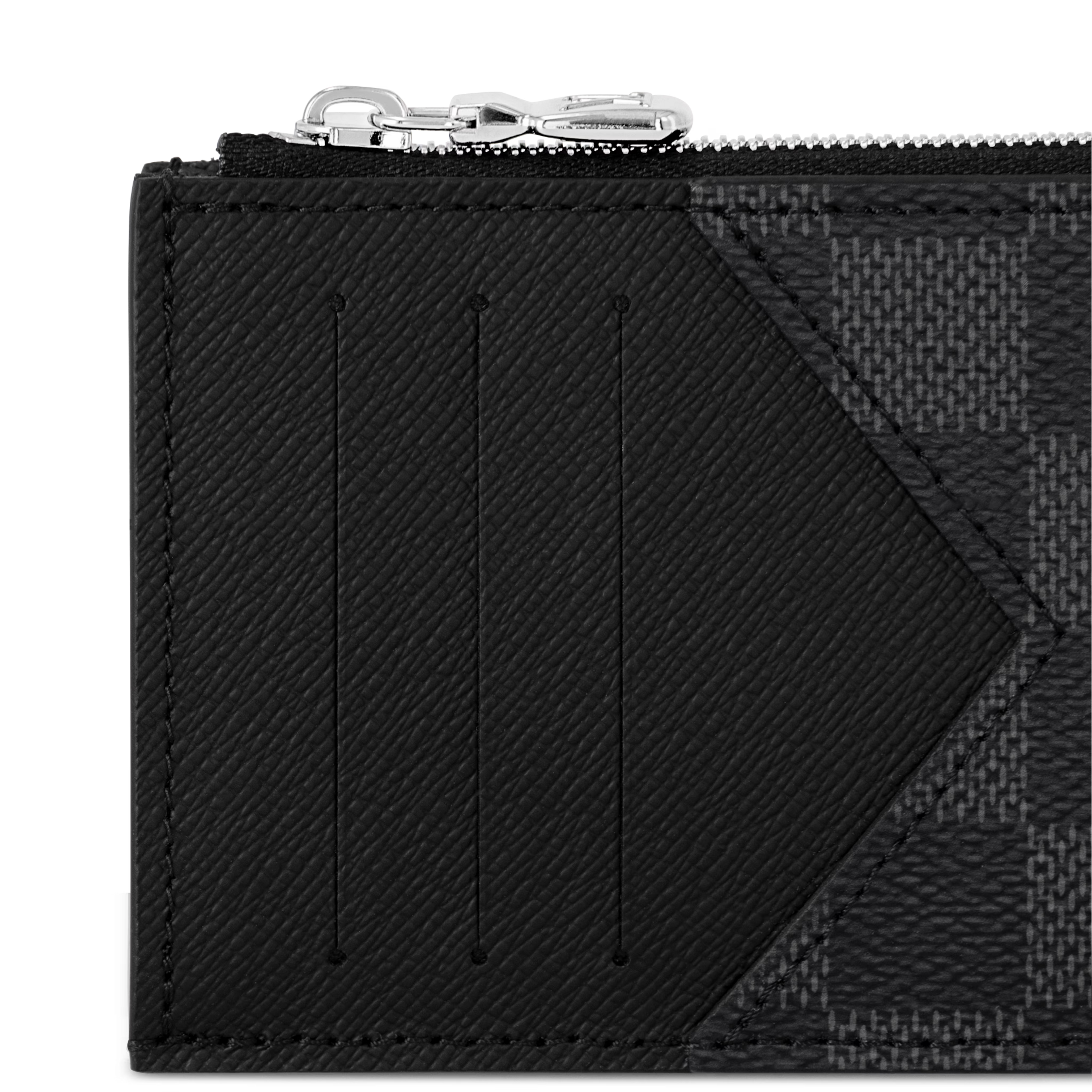 Louis Vuitton Damier Graphite Canvas Coin Card Holder - Black