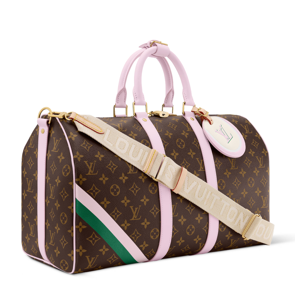 Louis Vuitton Monogram Canvas Keepall Bandoulière 45 Duffle Bag – Brown