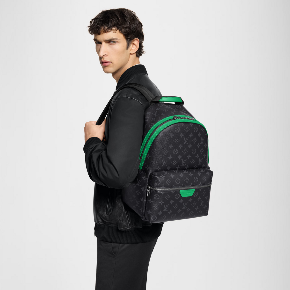 Louis Vuitton Monogram Eclipse Discovery Backpack PM – Bamboo Green