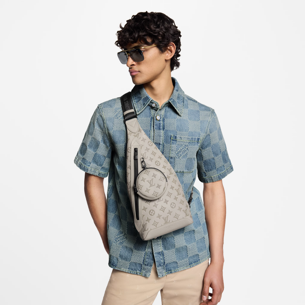 Louis Vuitton Monogram Shadow Leather Duo Slingbag – Sable