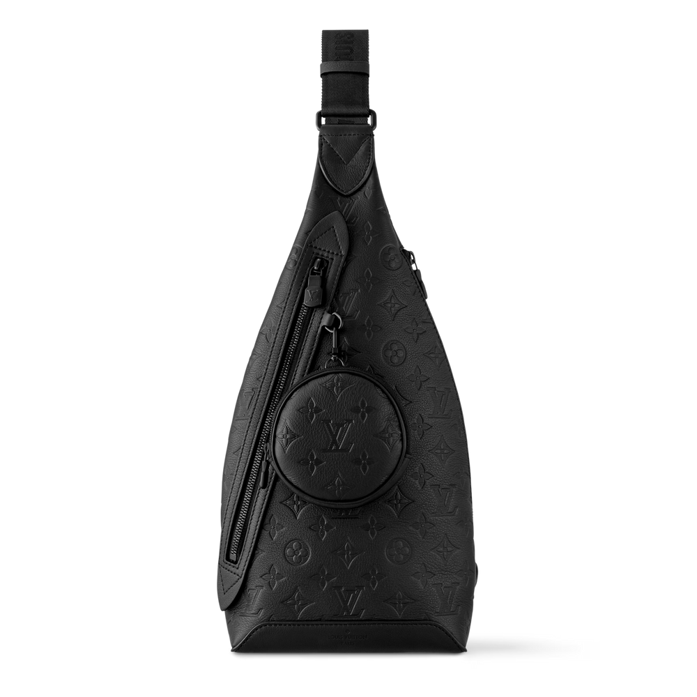 Louis Vuitton Monogram Shadow Leather Duo Slingbag Bag – Black