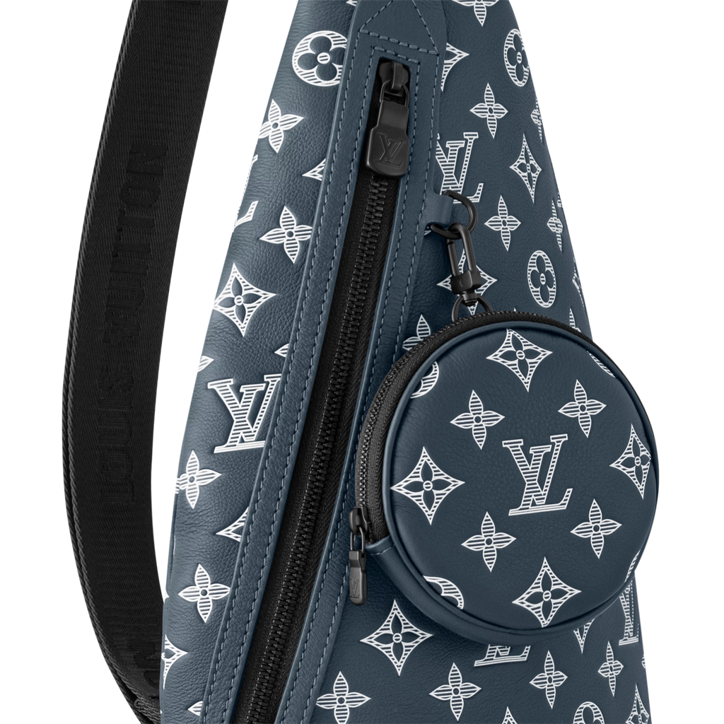 Louis Vuitton Monogram Shadow Duo Slingbag – Ink Blue