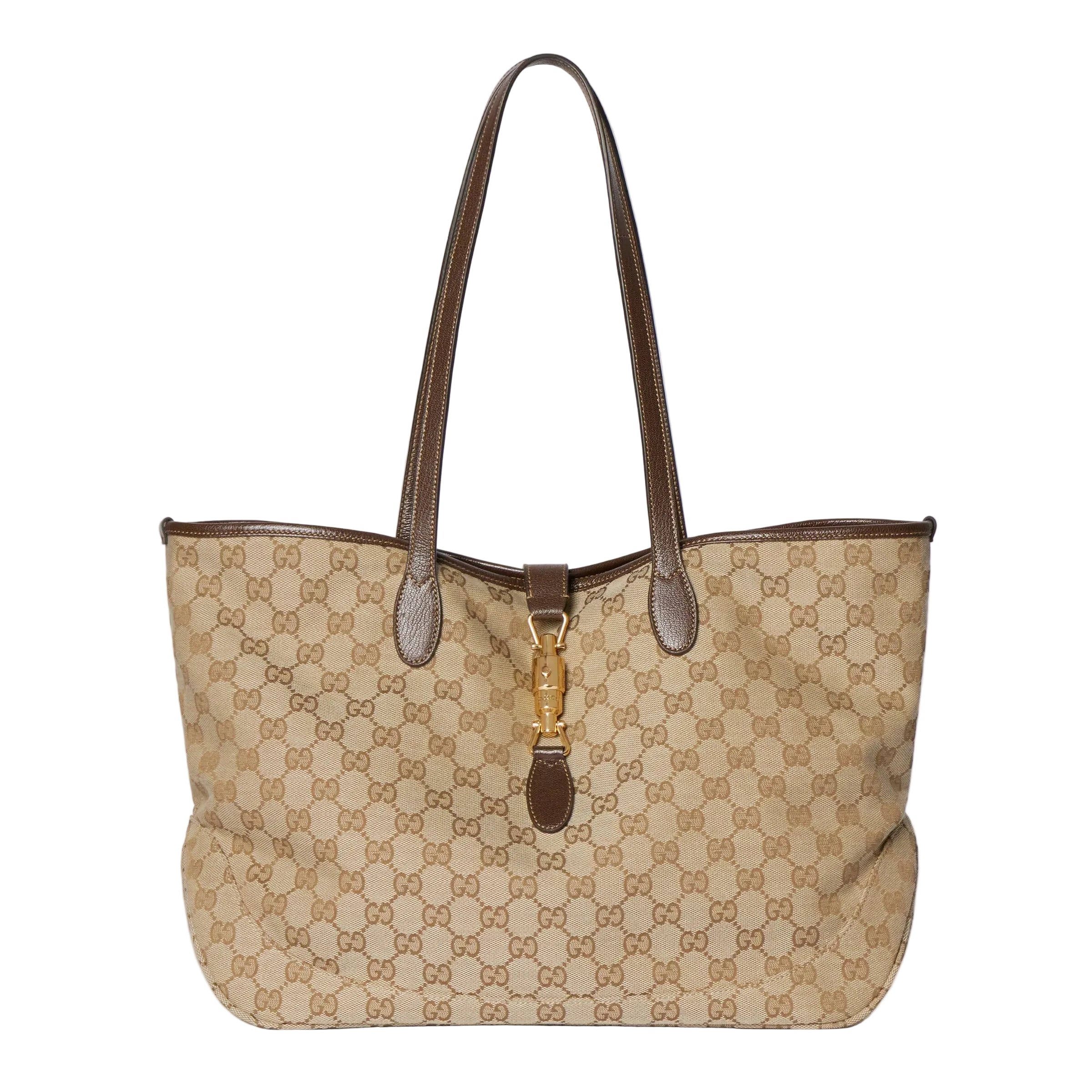 Gucci Jackie Medium Tote Bag – Sand Brown