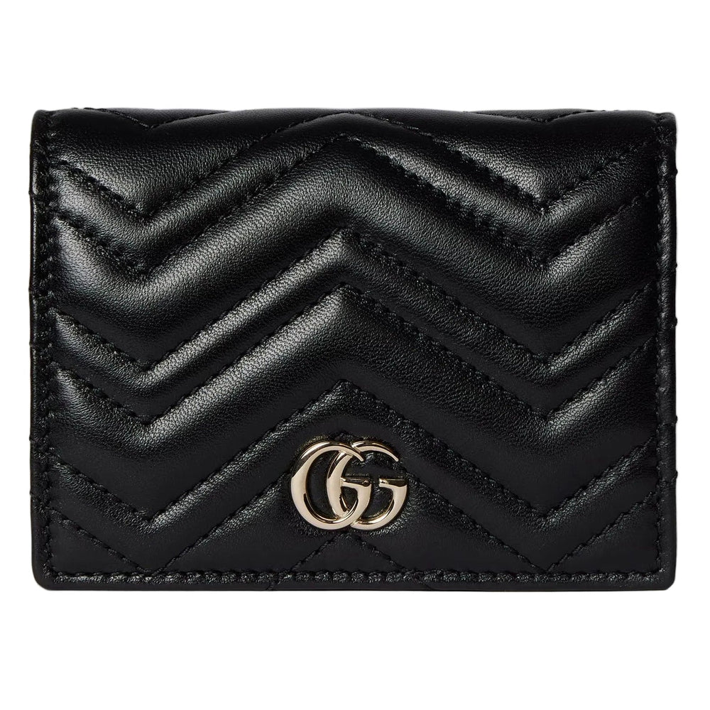 Gucci GG Marmont Card Case Wallet – Black