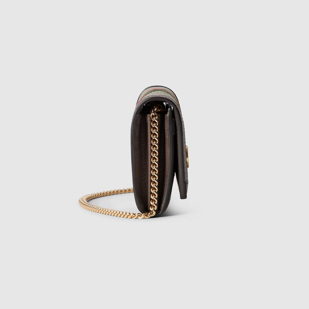 Gucci Ophidia Chain Wallet – Beige