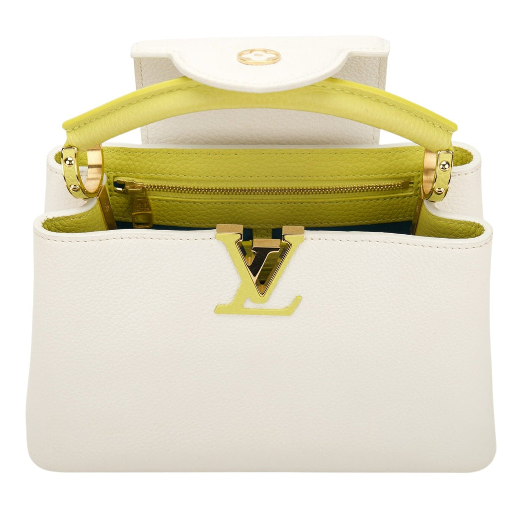 Louis Vuitton Capucines BB Handbag – White