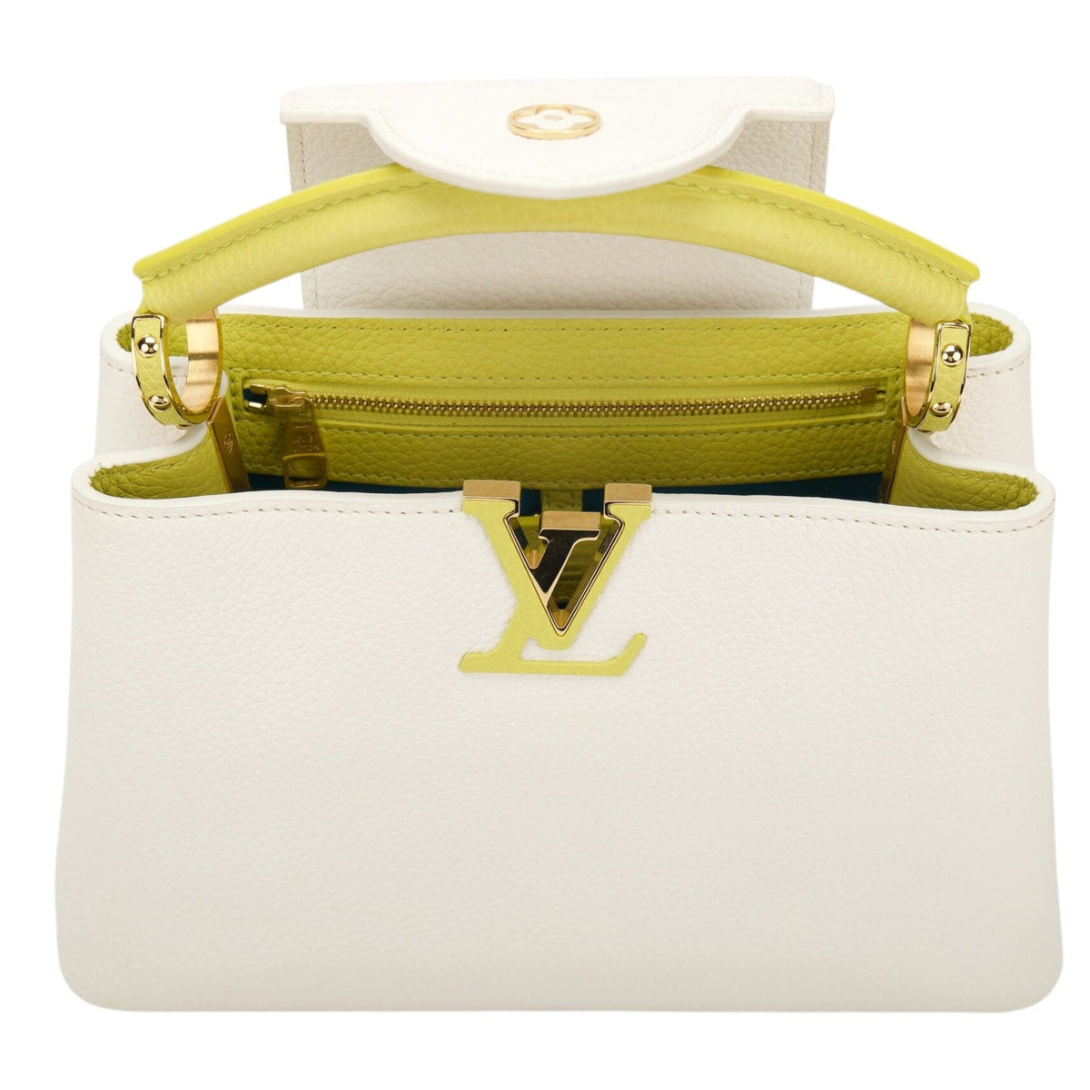 Louis Vuitton Capucines BB Handbag – White