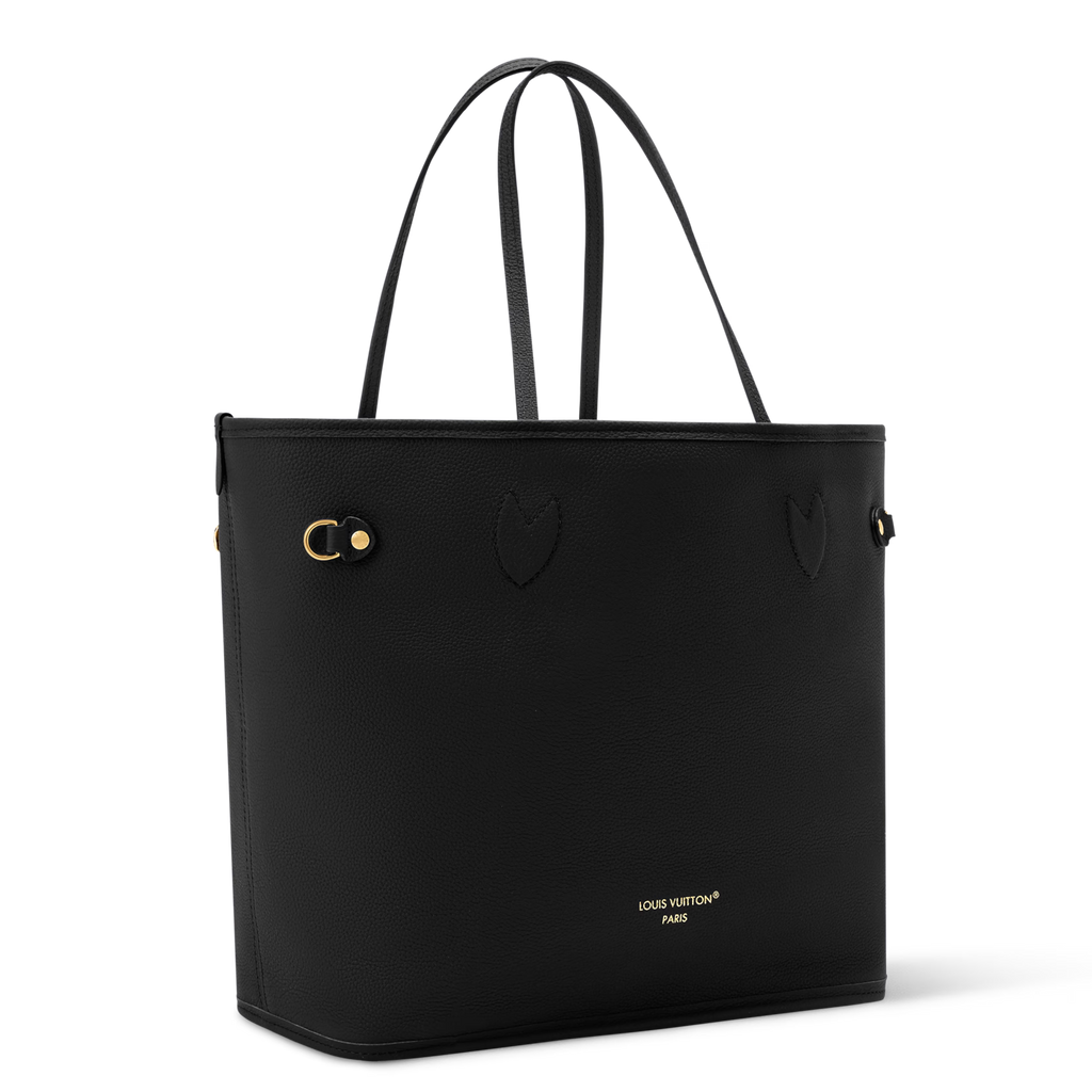 Louis Vuitton Monogram Canvas Neverfull Inside Out MM Shoulder Bag – Black