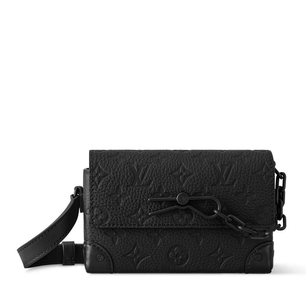 Louis Vuitton Monogram Taurillon Steamer Wearable Wallet – Black