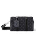 Louis Vuitton Monogram Eclipse City Keepall Duffle Bag – Black