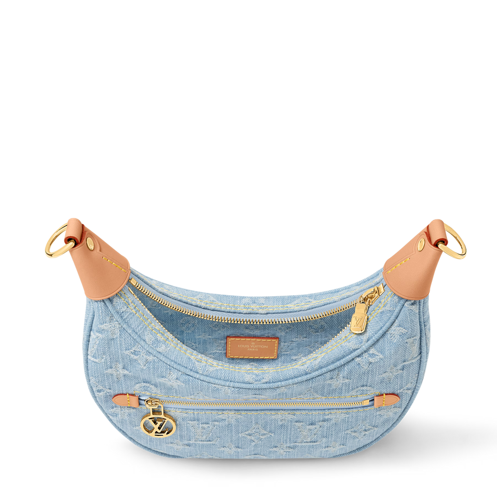 Louis Vuitton LV By The Pool Loop Monogram Denim Shoulder Bag – Sky Blue