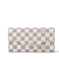 Louis Vuitton Damier Azur Canvas Sarah Wallet – White