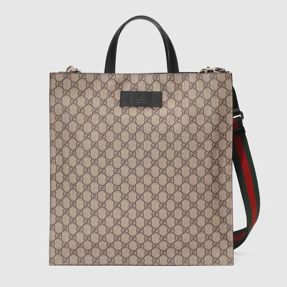 Gucci GG Supreme Tote Bag – Beige