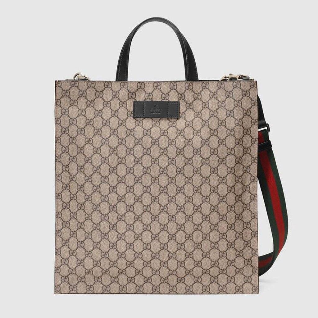 Gucci GG Supreme Tote Bag – Beige