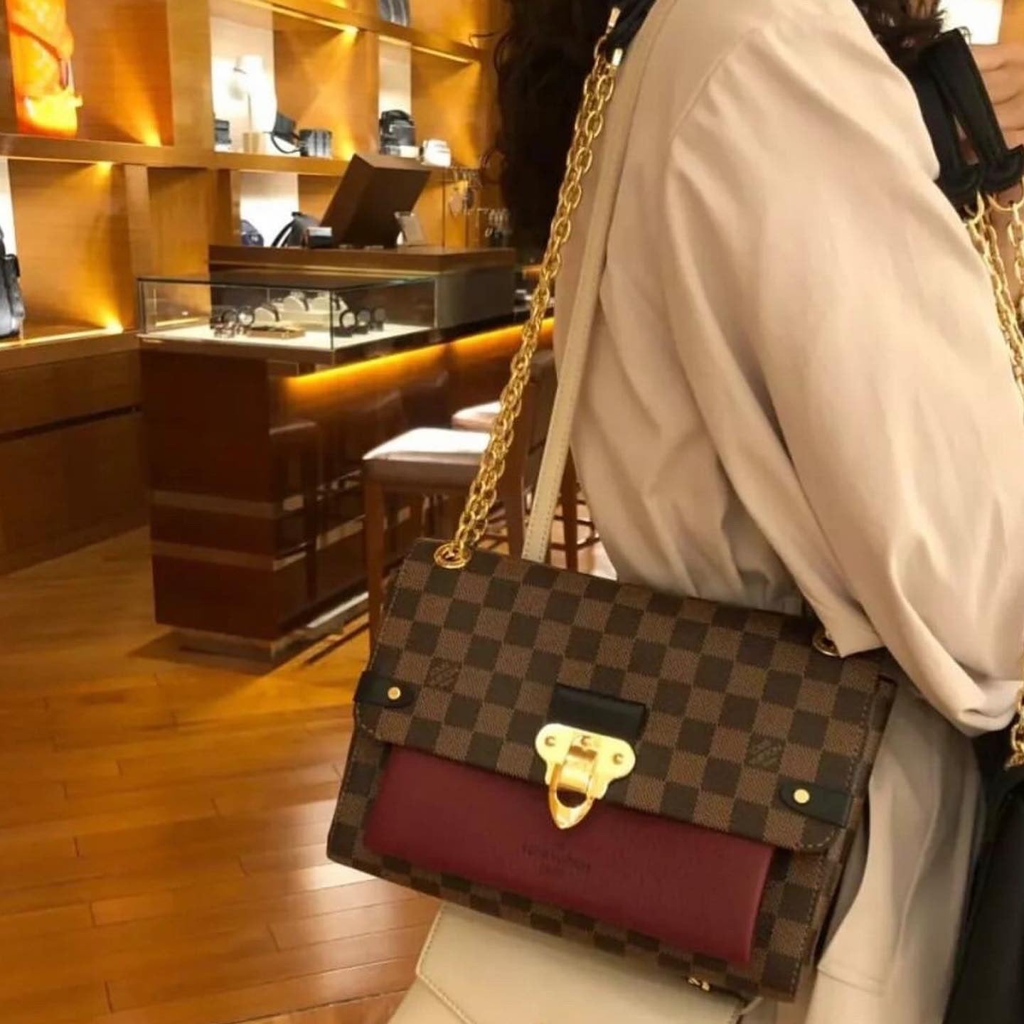 Louis Vuitton Vavin PM Chain Bag - Red