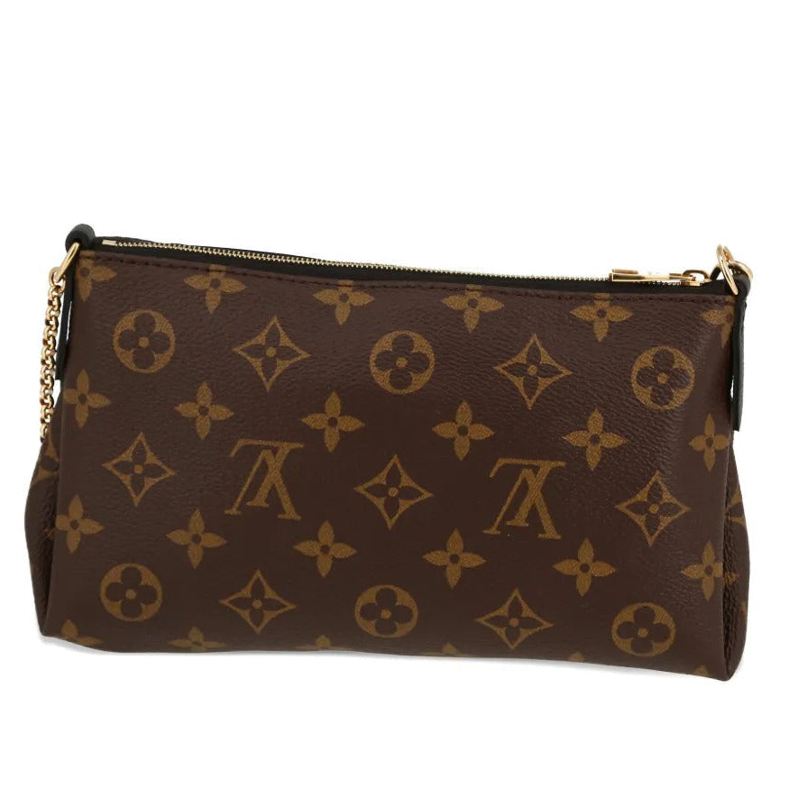 Louis Vuitton Monogram Pallas Chain Shoulder Bag – Brown