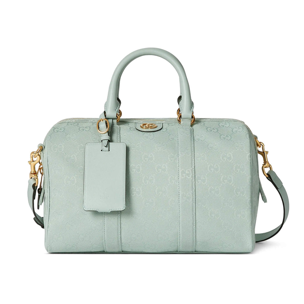 Gucci Ophidia Medium Boston Bag - Ice Blue