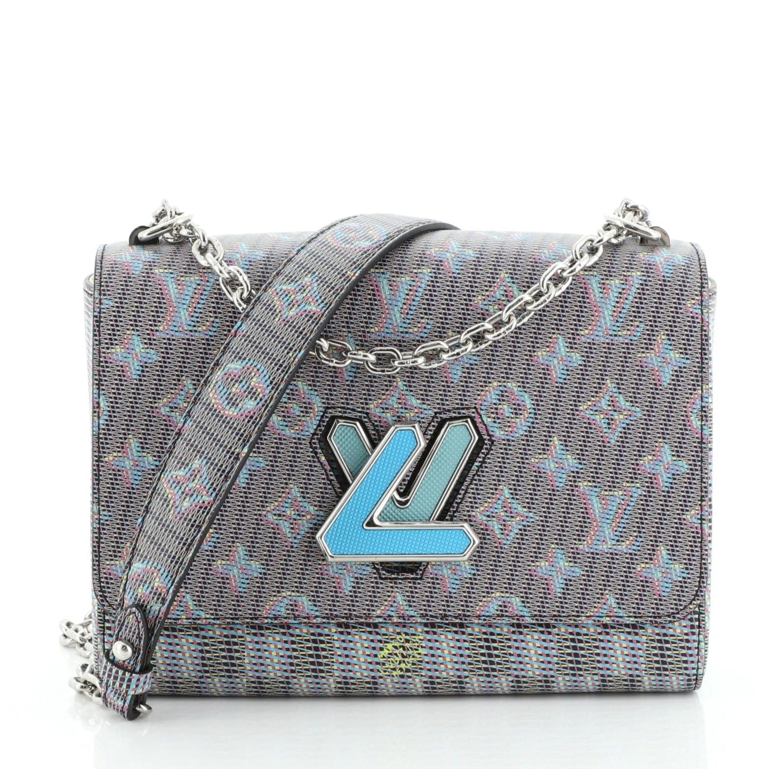 Louis Vuitton Monogram Pop Twist MM - Blue Damier
