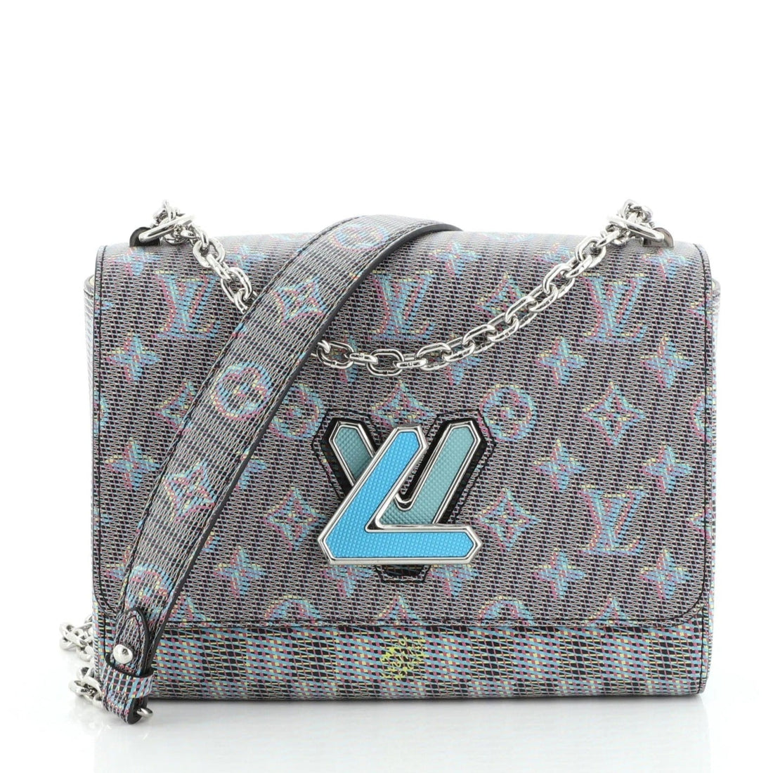 Louis Vuitton Monogram Pop Twist MM - Blue Damier