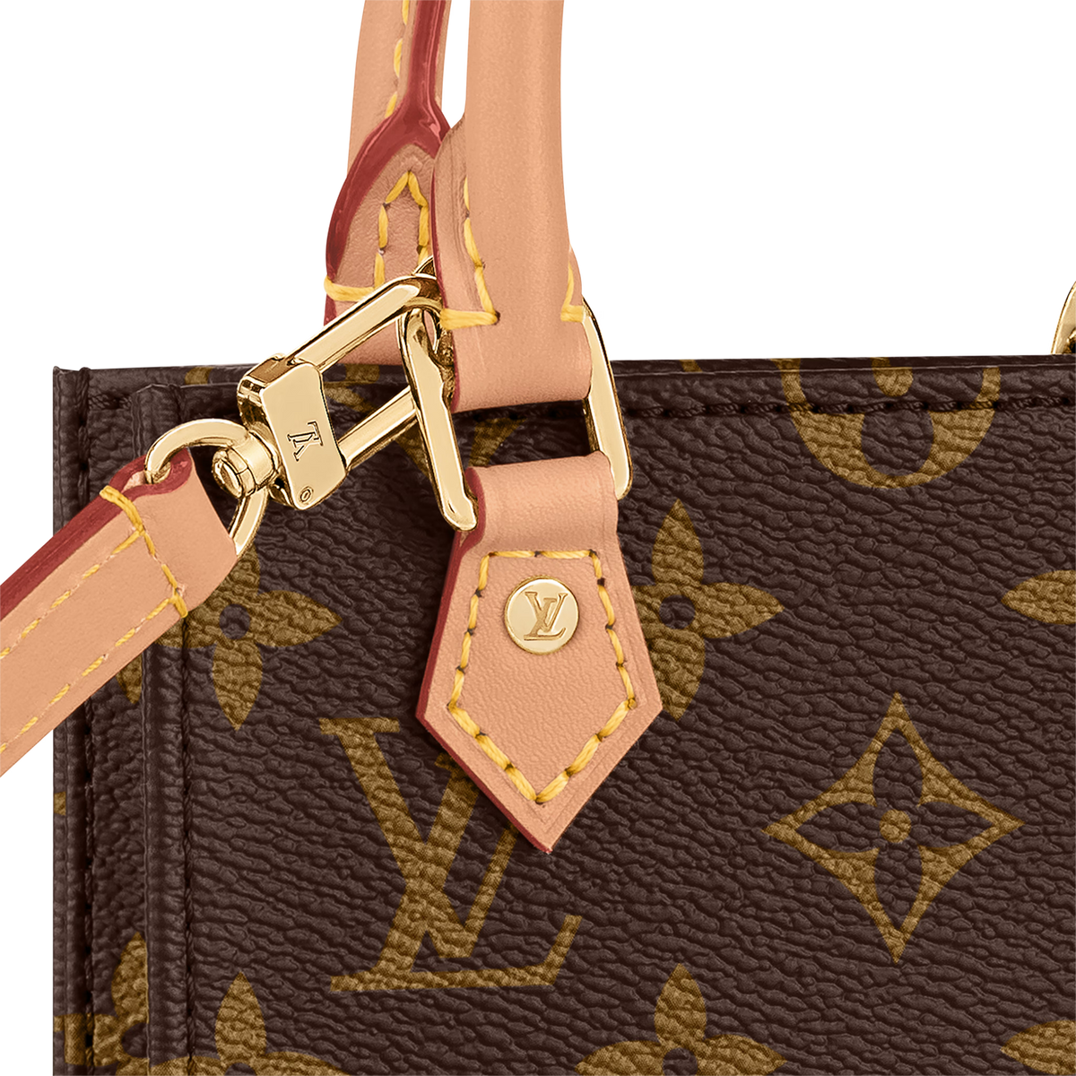 Louis Vuitton Monogram Canvas Petit Sac Plat Shoulder Bag – Brown