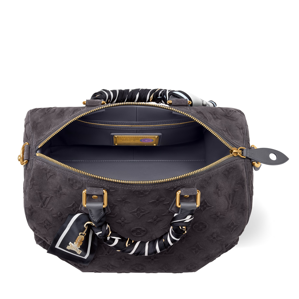 Louis Vuitton Autres Cuirs Monogram Speedy P9 Bandoulière 40 Duffle Bag – Gray