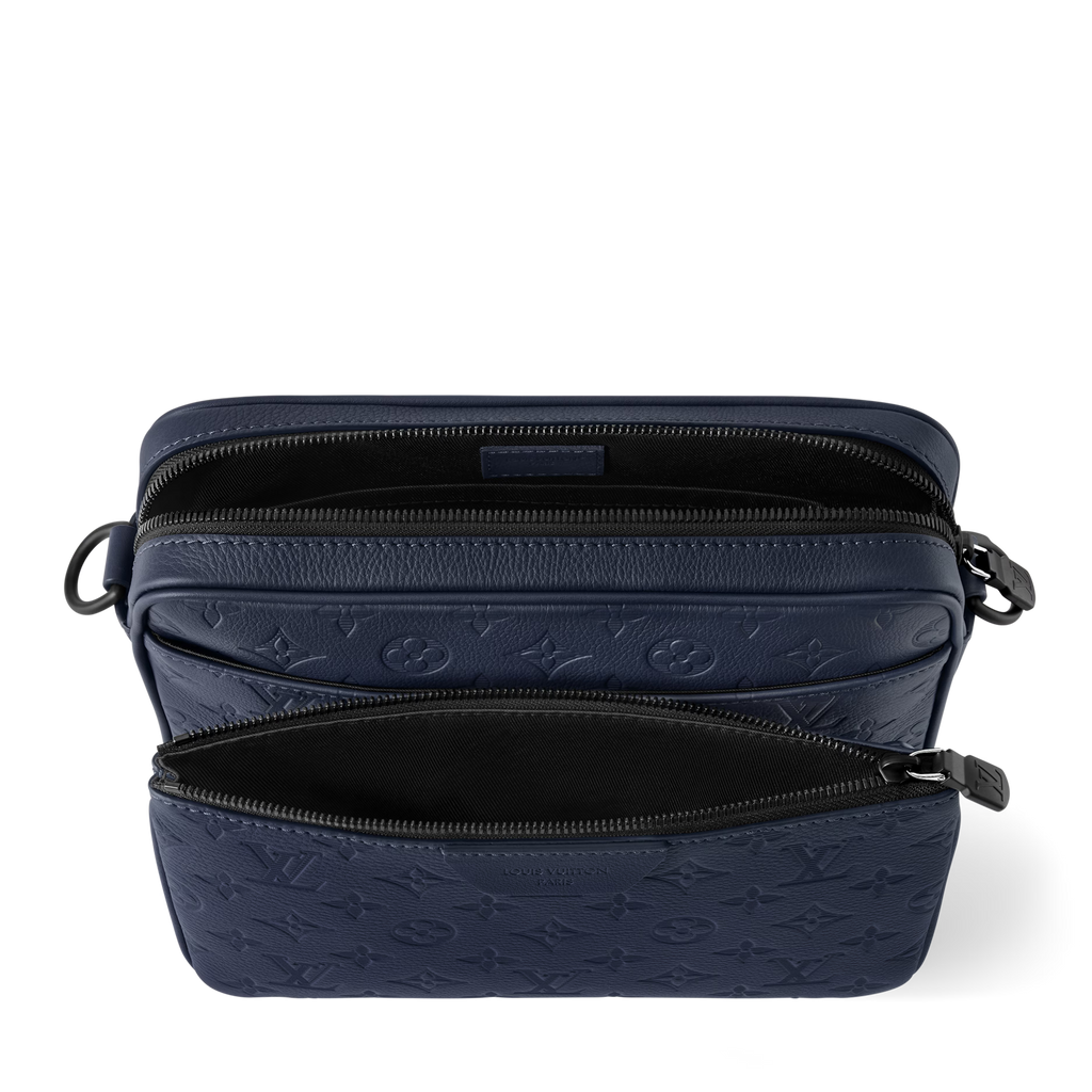 Louis Vuitton Monogram Shadow Trio Messenger Bag – Navy