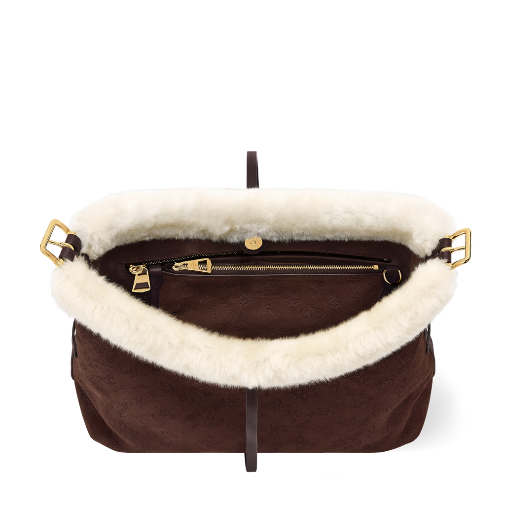 Louis Vuitton Ski Suede Calfkin CarryAll PM Shoulder Bag – Chocolate