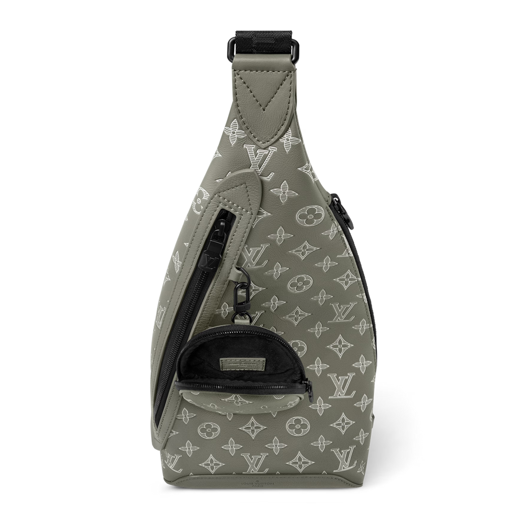 Louis Vuitton Monogram Shadow Leather Duo Slingbag – Olive Green