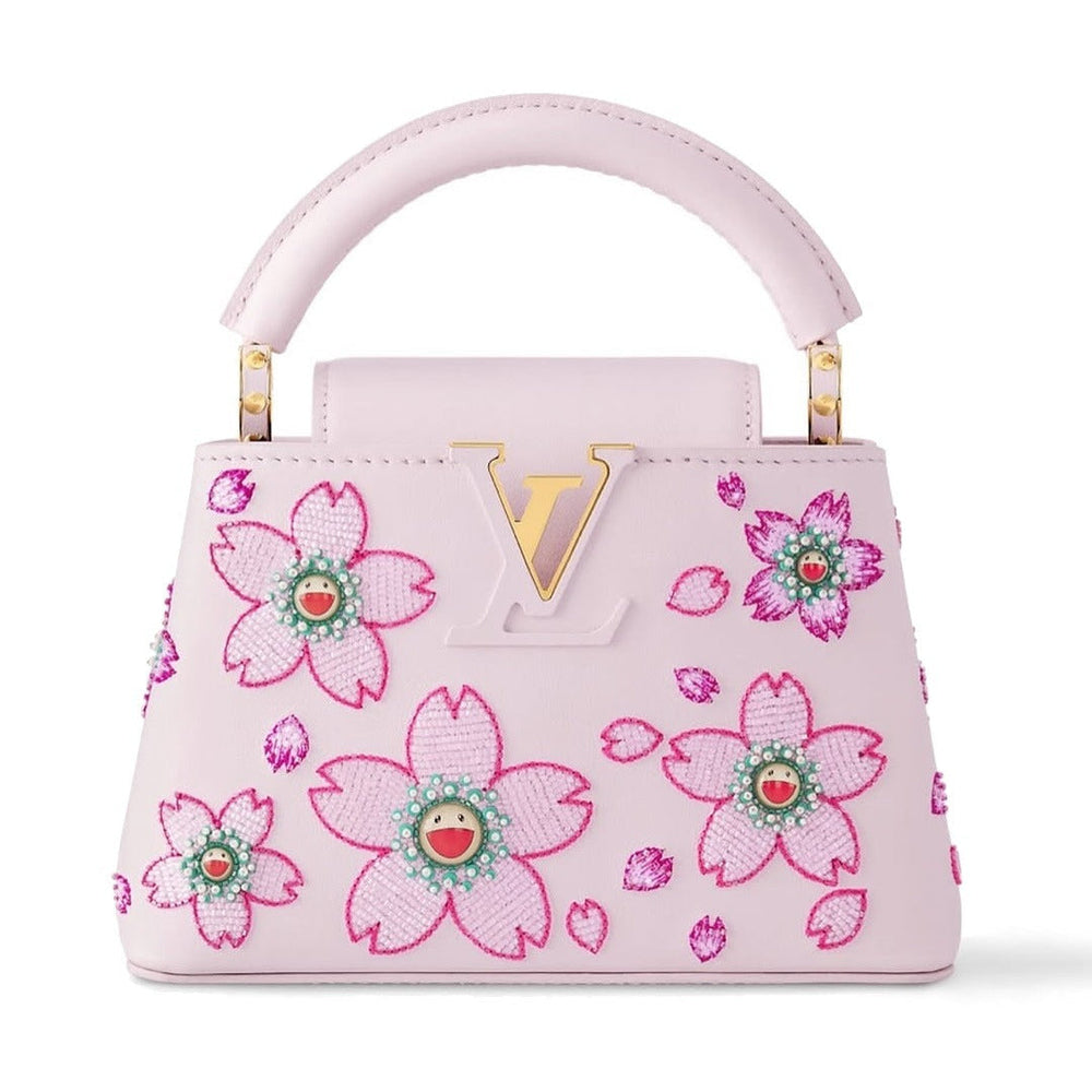 Louis Vuitton x Takashi Murakami Capucines Mini Handbag – Pink