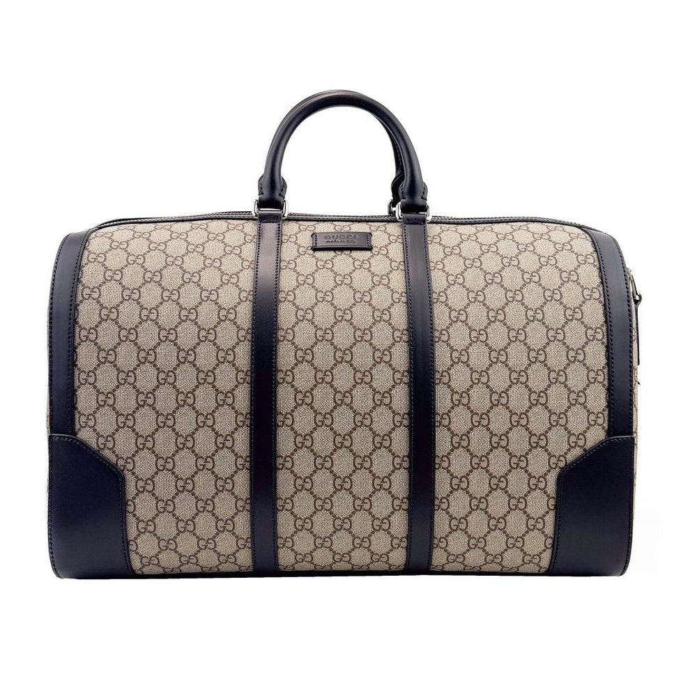 Gucci GG Supreme Canvas Medium Duffel Bag – Beige