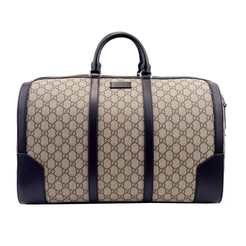 Gucci GG Supreme Canvas Medium Duffel Bag – Beige