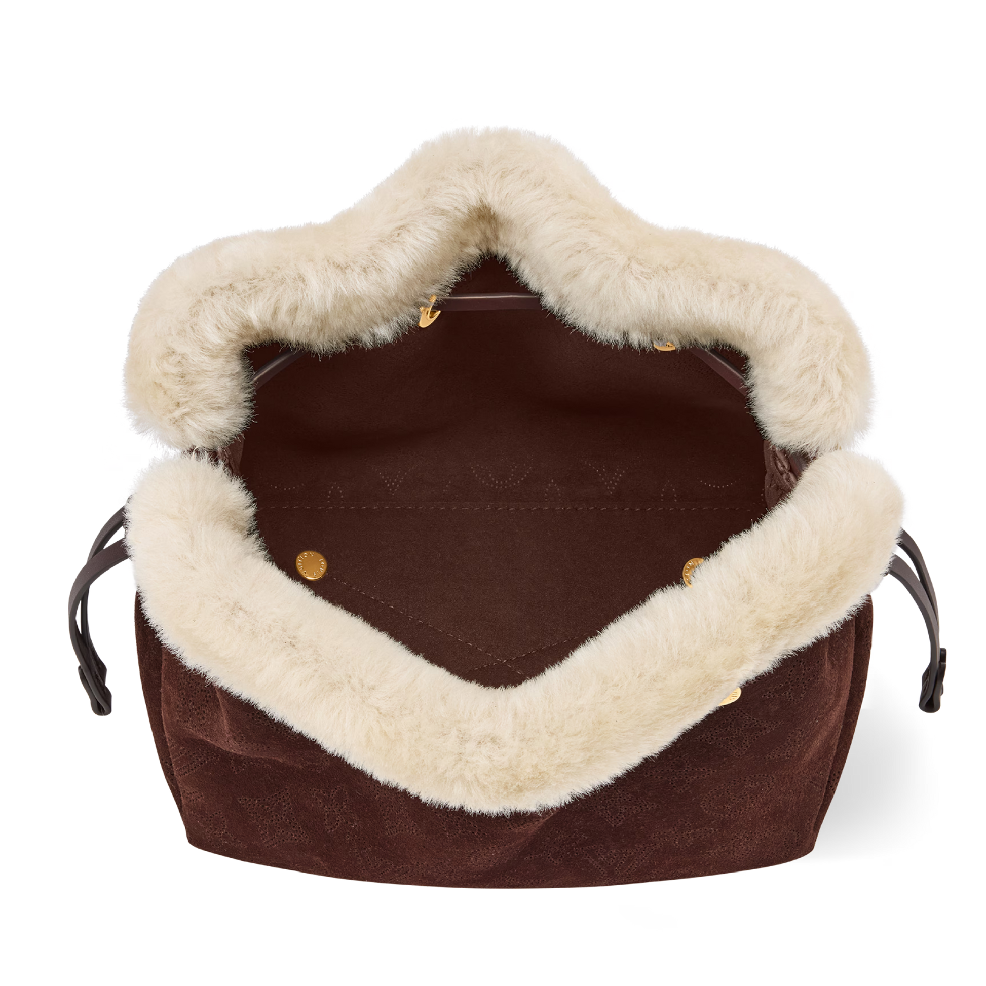 Louis Vuitton Cozygram Suede Leather Bella Tote Bag – Chocolat