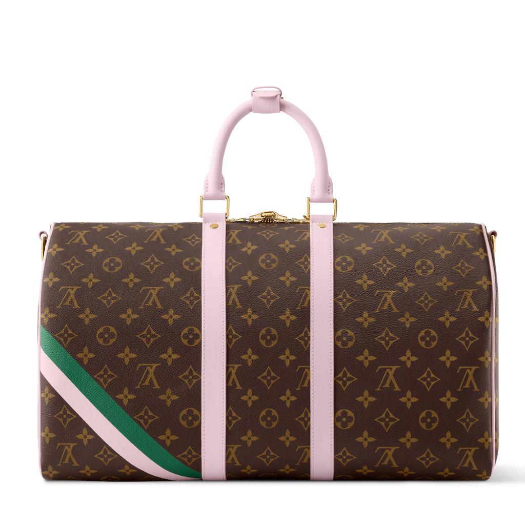 Louis Vuitton Monogram Canvas Keepall Bandoulière 45 Duffle Bag – Brown
