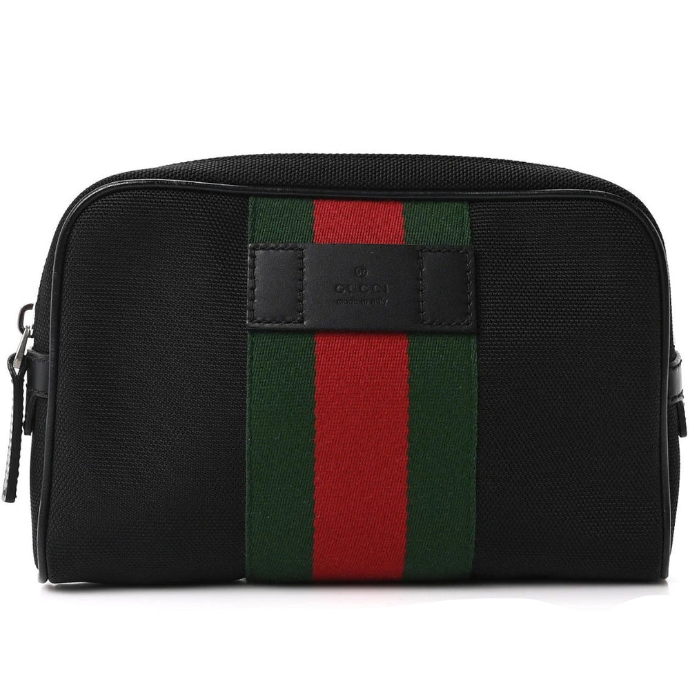 Gucci Web Slim Belt Bag – Black