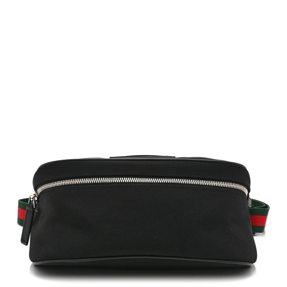 Gucci Web Slim Belt Bag – Black